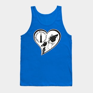 Lighthouse Boston Terriers, Blue Designs Tank Top